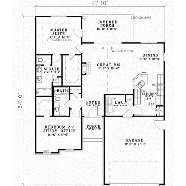 Main Floor Plan: 12-487