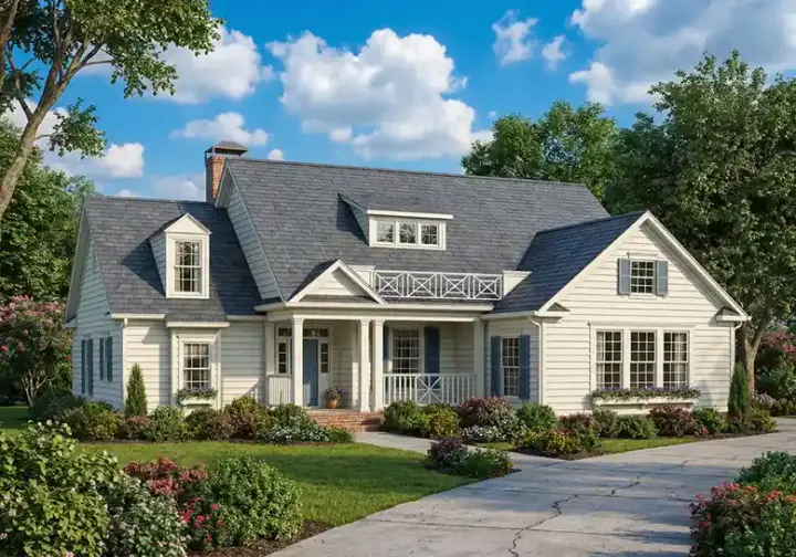 Southern house plans 12-489 - front exterior, 2,514 sq ft, 4 bed, 3 bath house plans | Monster House Plans