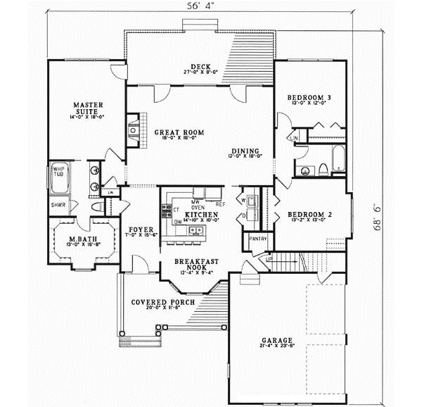 Main Floor Plan: 12-489