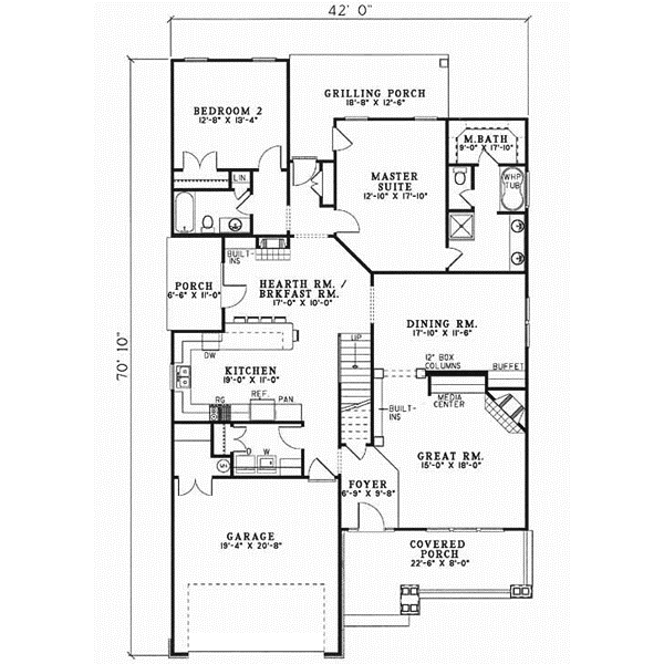 Main Floor Plan: 12-491