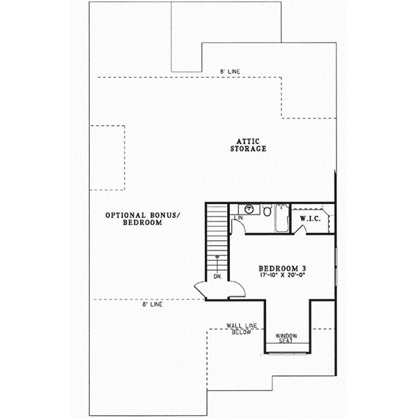 Upper/Second Floor Plan: 12-491