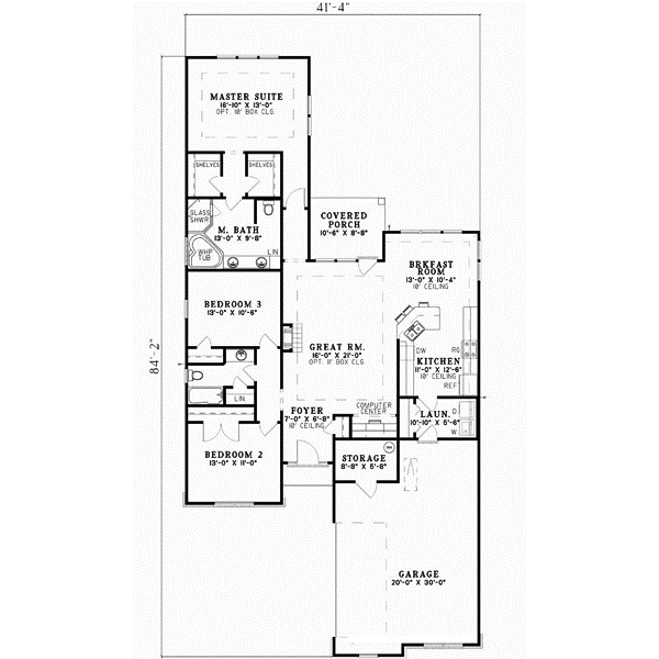 Main Floor Plan: 12-492