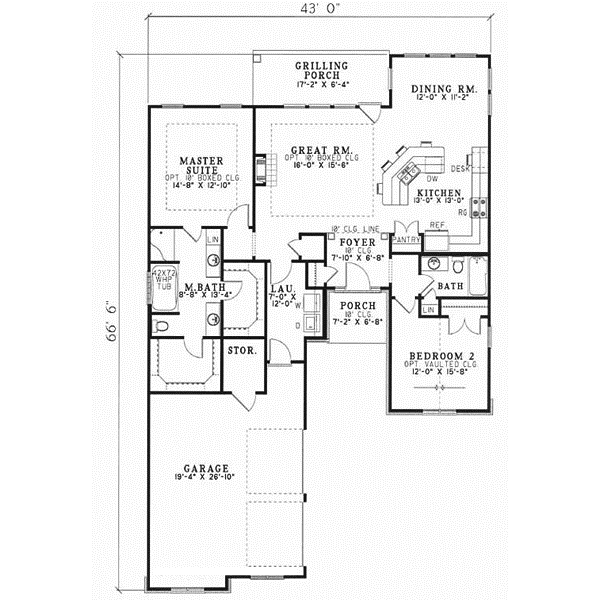 Main Floor Plan: 12-493
