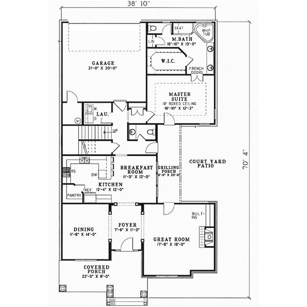 Main Floor Plan: 12-494