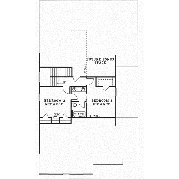 Upper/Second Floor Plan: 12-494
