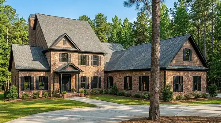 Southern house plans 12-495 - front exterior, 3,946 sq ft, 5 bed, 3 bath house plans | Monster House Plans