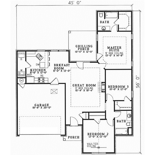 Main Floor Plan: 12-497