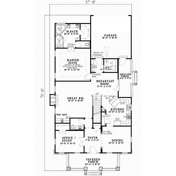 Main Floor Plan: 12-498
