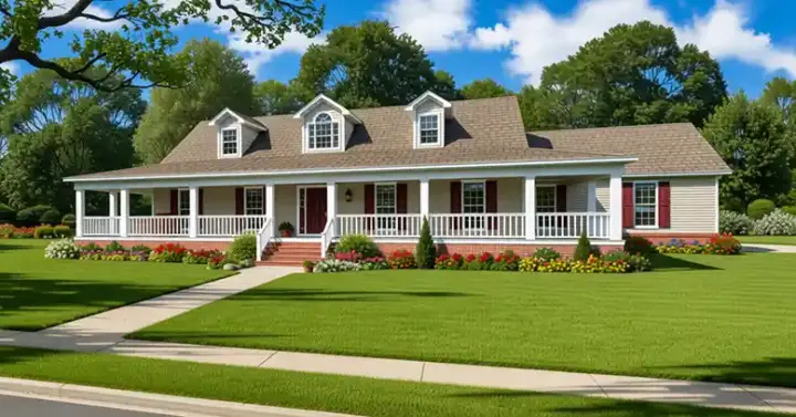 Farmhouse house plans 12-506 - front exterior, 1,921 sq ft, 3 bed, 3 bath house plans | Monster House Plans