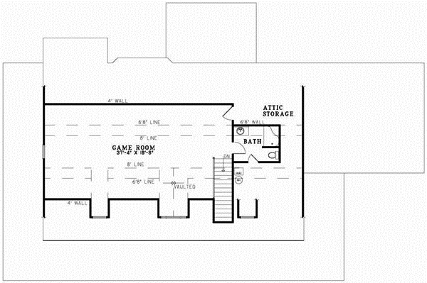 Upper/Second Floor Plan: 12-506