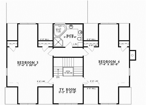 Upper/Second Floor Plan 12-507