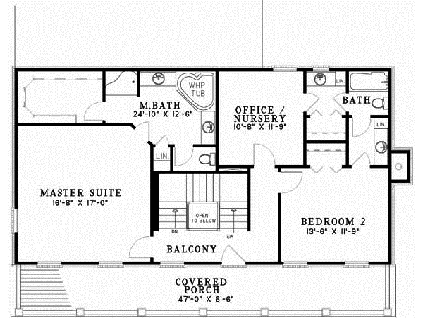 Upper/Second Floor Plan: 12-507