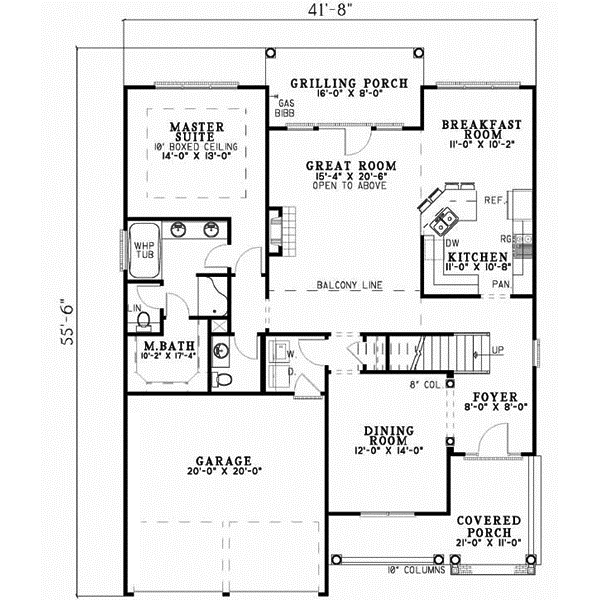 Main Floor Plan: 12-508