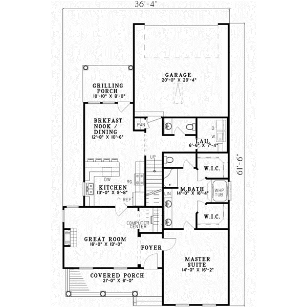 Main Floor Plan: 12-509