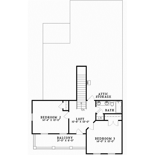 Upper/Second Floor Plan: 12-509