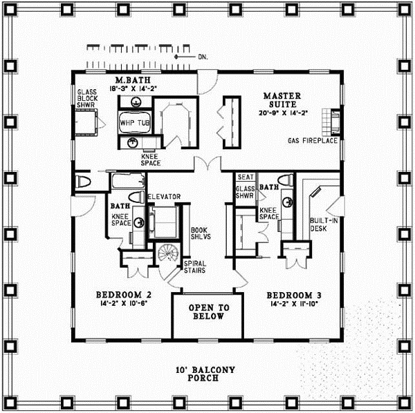 Upper/Second Floor Plan:12-510