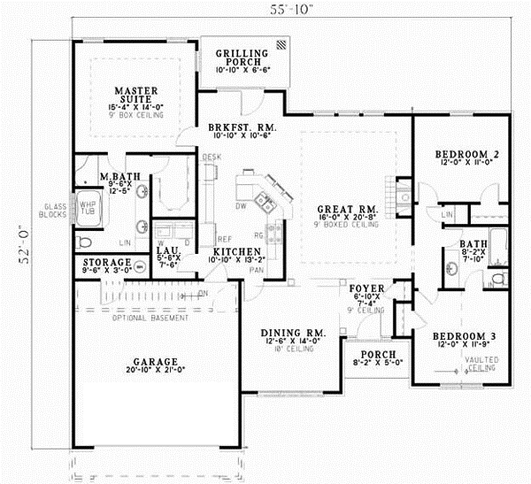 Main Floor Plan: 12-513