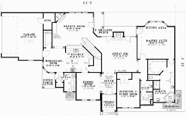 Main Floor Plan: 12-515