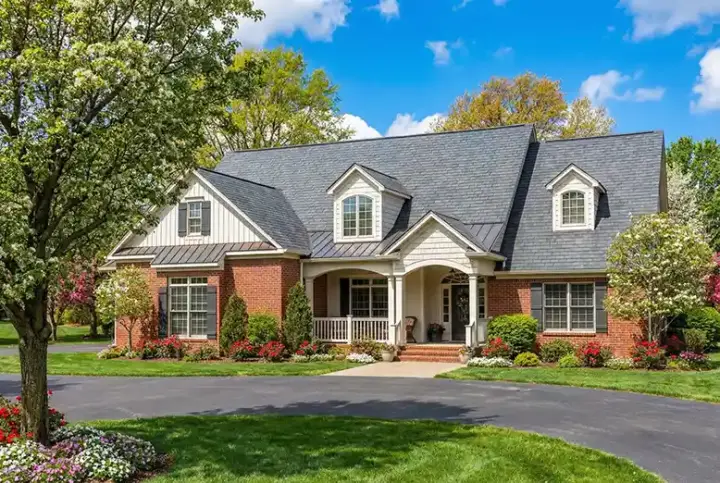 French Country house plans 12-518 - front exterior, 2,975 sq ft, 5 bed, 4 bath house plans | Monster House Plans