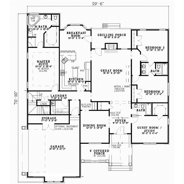 Main Floor Plan: 12-518