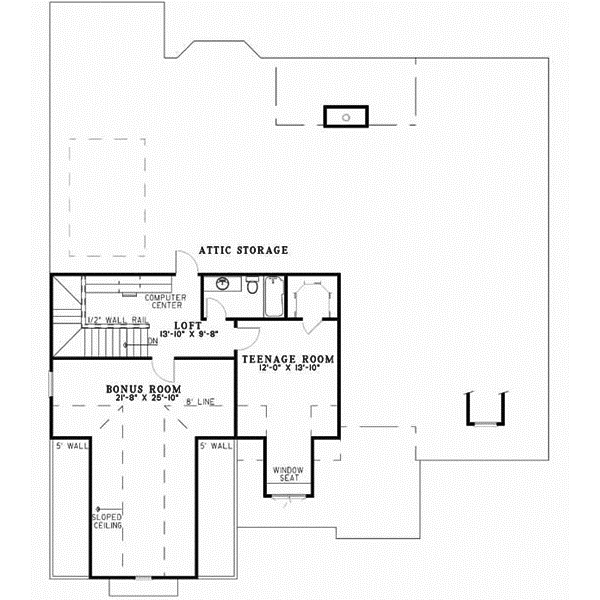Upper/Second Floor Plan: 12-518