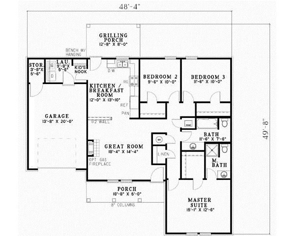 Main Floor Plan: 12-520