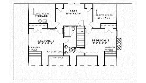 Upper/Second Floor Plan: 12-522