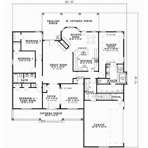 Main Floor Plan: 12-523