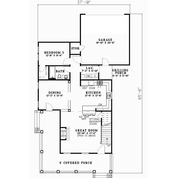 Main Floor Plan: 12-525