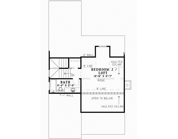 Upper/Second Floor Plan: 12-526