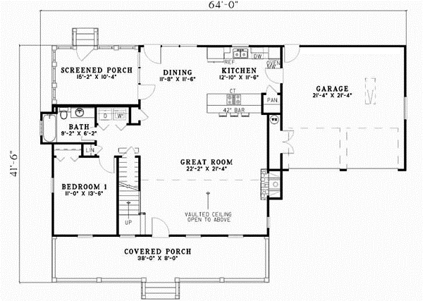 Main Floor Plan: 12-527