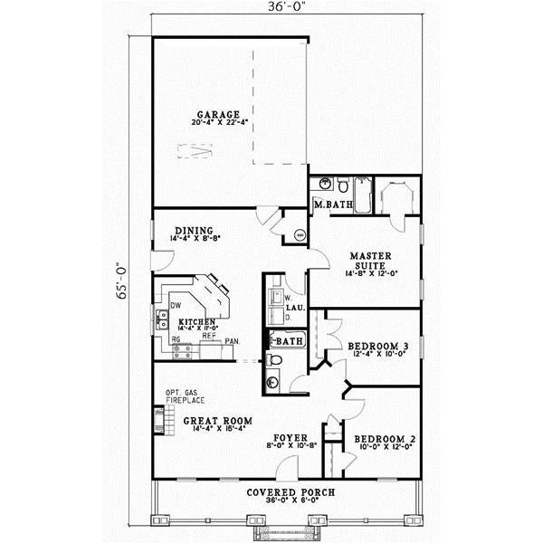 Main Floor Plan: 12-528