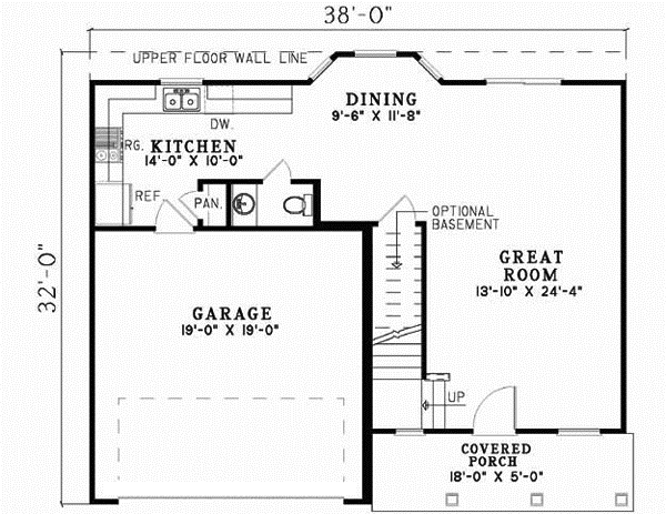 Main Floor Plan: 12-536