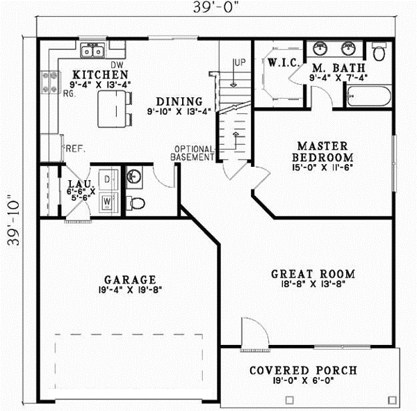 Main Floor Plan: 12-538