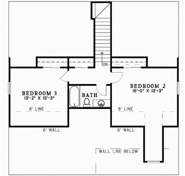 Upper/Second Floor Plan: 12-538