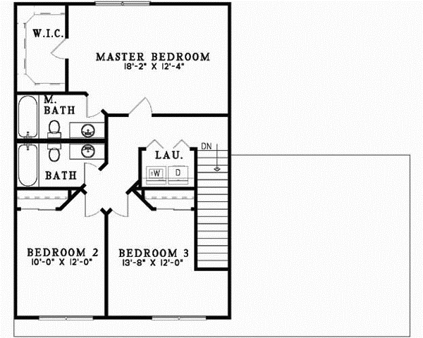 Upper/Second Floor Plan: 12-541