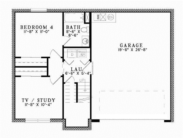 Lower Floor Plan: 12-542