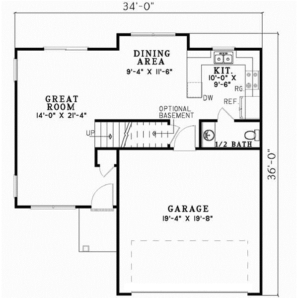 Main Floor Plan: 12-543