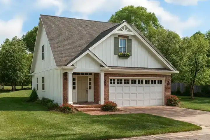 Country house plans 12-544 - front exterior, 1,890 sq ft, 3 bed, 2 bath house plans | Monster House Plans