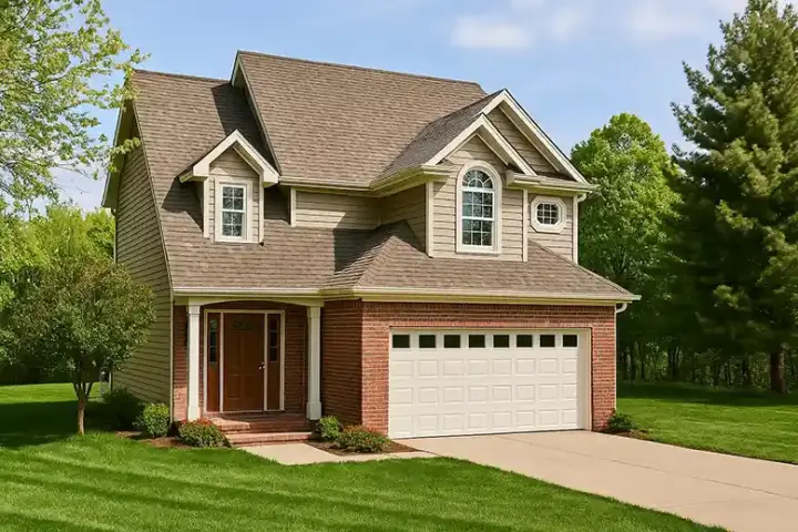 Traditional house plans 12-548 - front exterior, 1,841 sq ft, 3 bed, 2 bath house plans | Monster House Plans