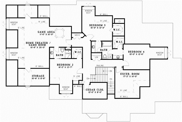 Upper/Second Floor Plan: 12-550
