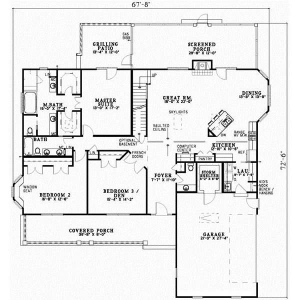 Main Floor Plan: 12-552