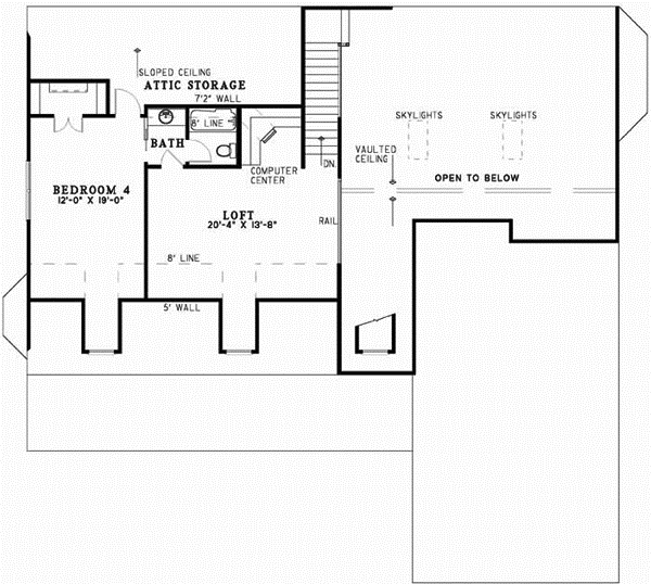 Upper/Second Floor Plan:12-552