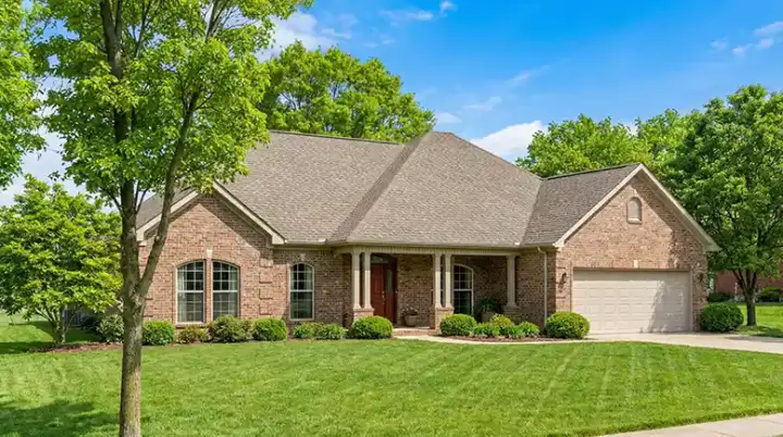 Traditional house plans 12-553 - front exterior, 2,214 sq ft, 4 bed, 2 bath house plans | Monster House Plans