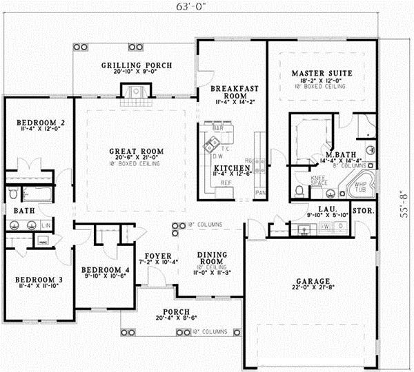 Main Floor Plan: 12-554