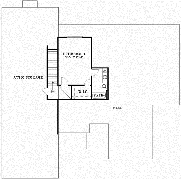 Upper/Second Floor Plan: 12-562
