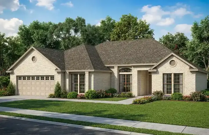English Country house plans 12-565 - front exterior, 4,303 sq ft, 5 bed, 4 bath house plans | Monster House Plans