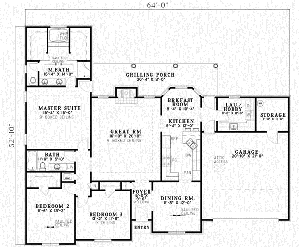 Main Floor Plan: 12-566