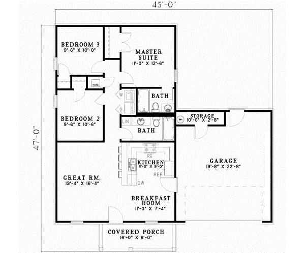 Main Floor Plan: 12-569