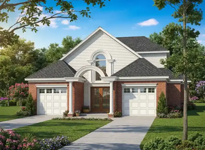 Contemporary house plans 12-575 - front exterior, 1,964 sq ft, 3 bed, 2 bath house plans | Monster House Plans